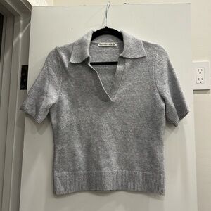 NWOT A&F Collared Top